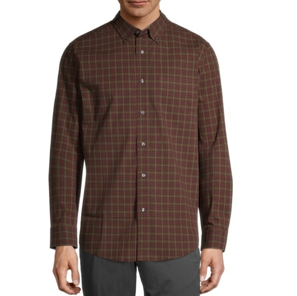 NWT George Casual Poplin Shirt - Picture 2 of 3